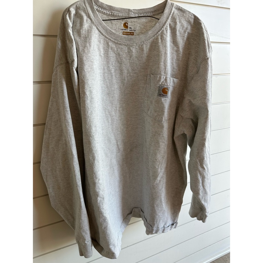 Carhartt Heather Gray Original Fit Tee